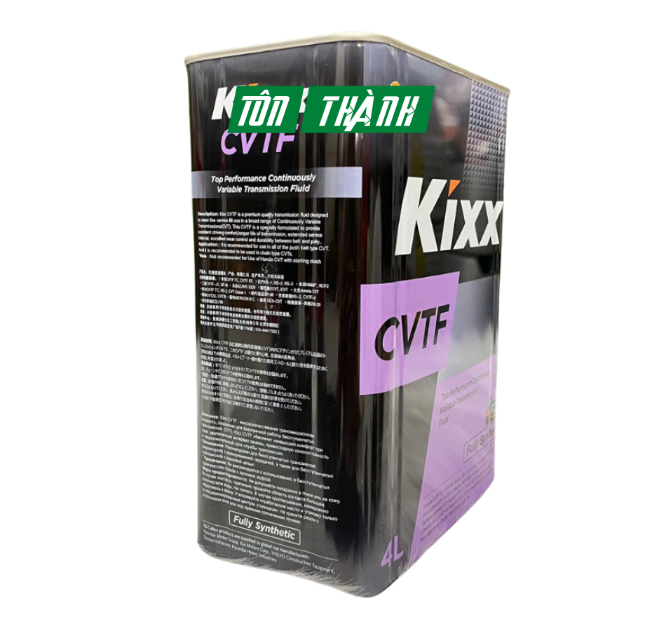 Dầu hộp số tự động vô cấp KIXX CVTF (4 Lít)