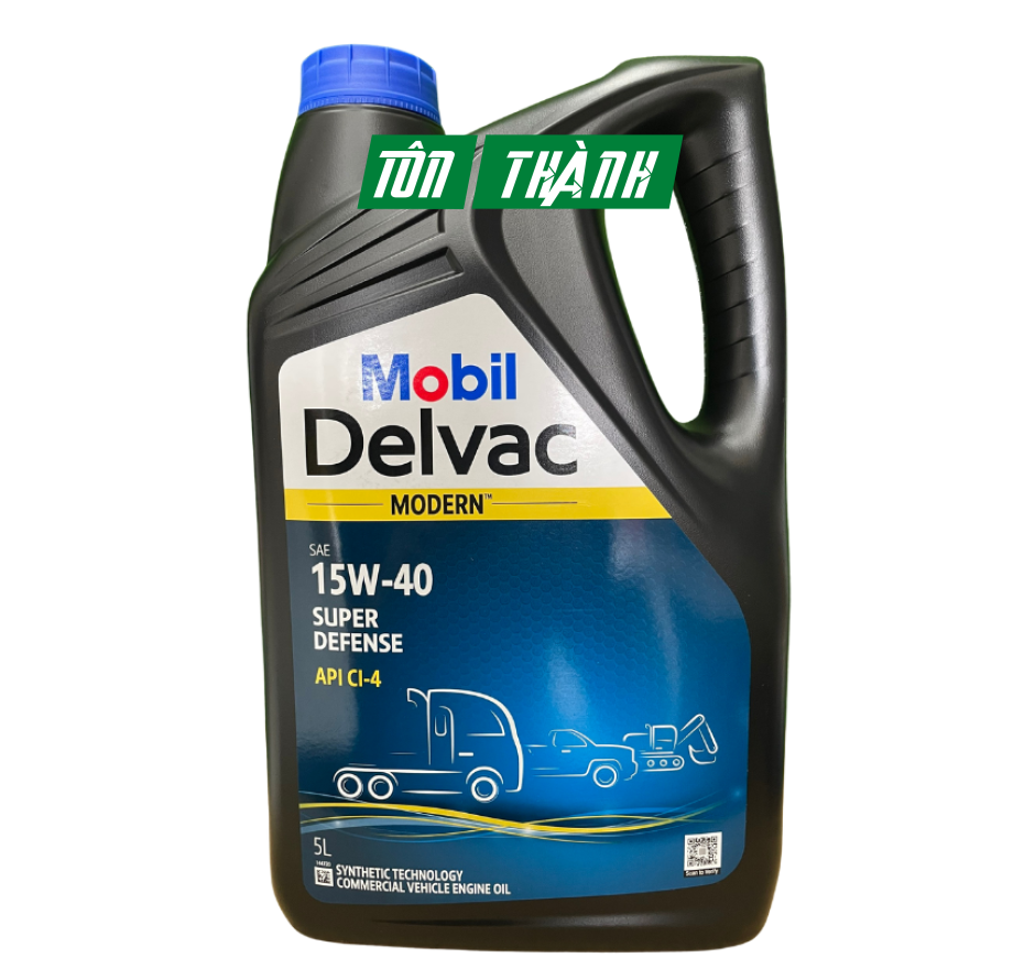 DẦU NHỚT ĐỘNG CƠ DIESEL MOBIL DELVAC 15W-40 (5 LÍT)