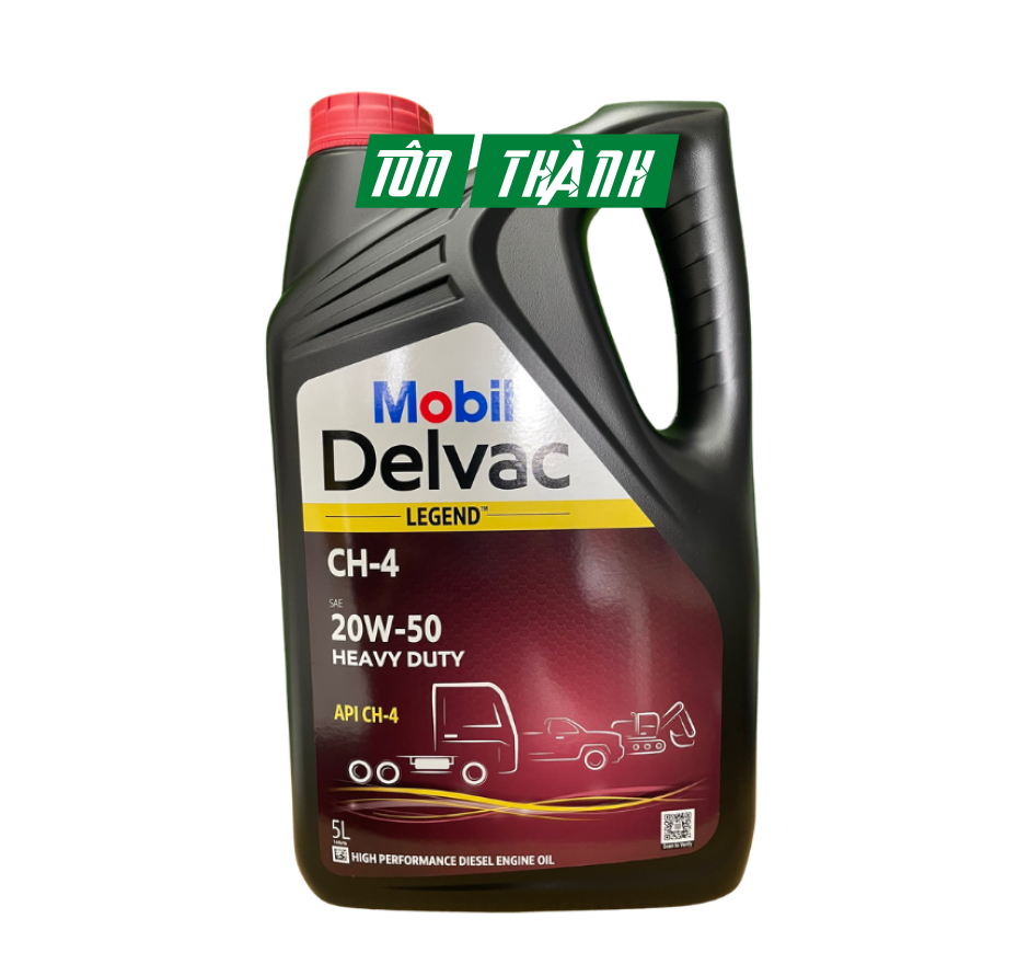 DẦU NHỚT ĐỘNG CƠ DIESEL MOBIL DELVAC 20W-50 (5 LÍT)