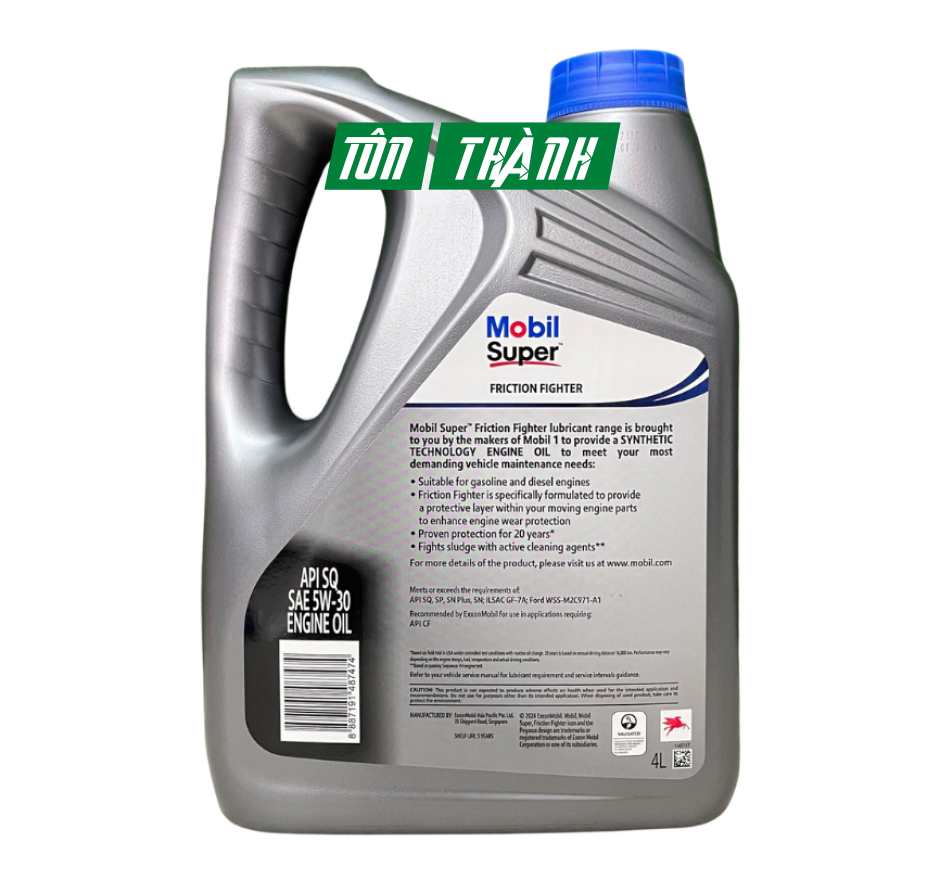 DẦU NHỚT MOBIL SUPER 5W-30 API SQ (4 LÍT)