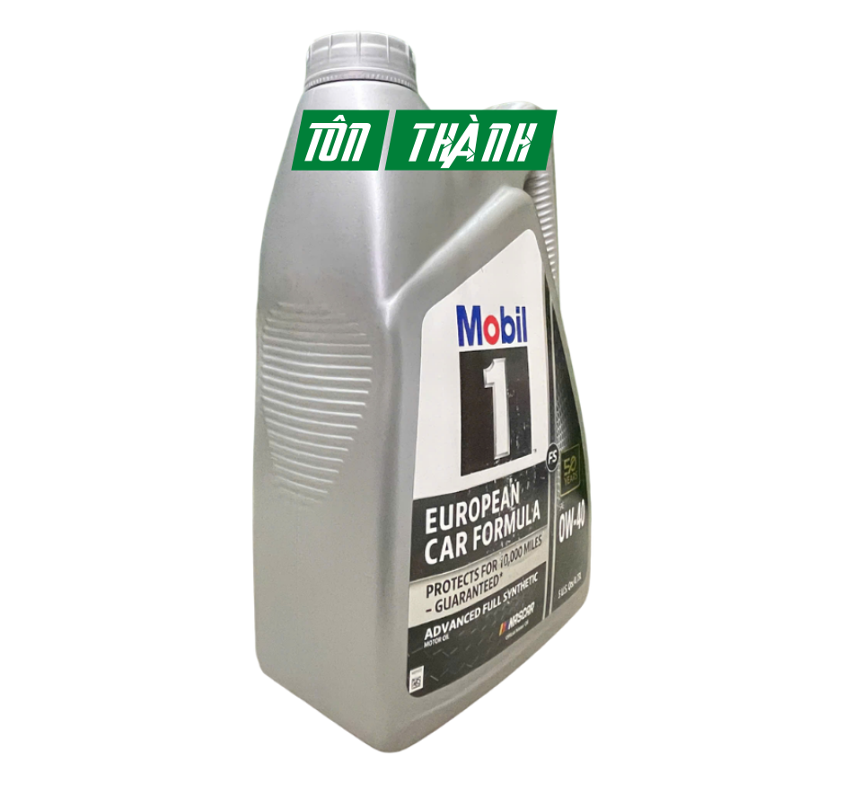 Dầu Nhớt Tổng Hợp MOBIL 1 European Car Formula 0W40 - Nhập Khẩu Châu Âu (5 Lít)