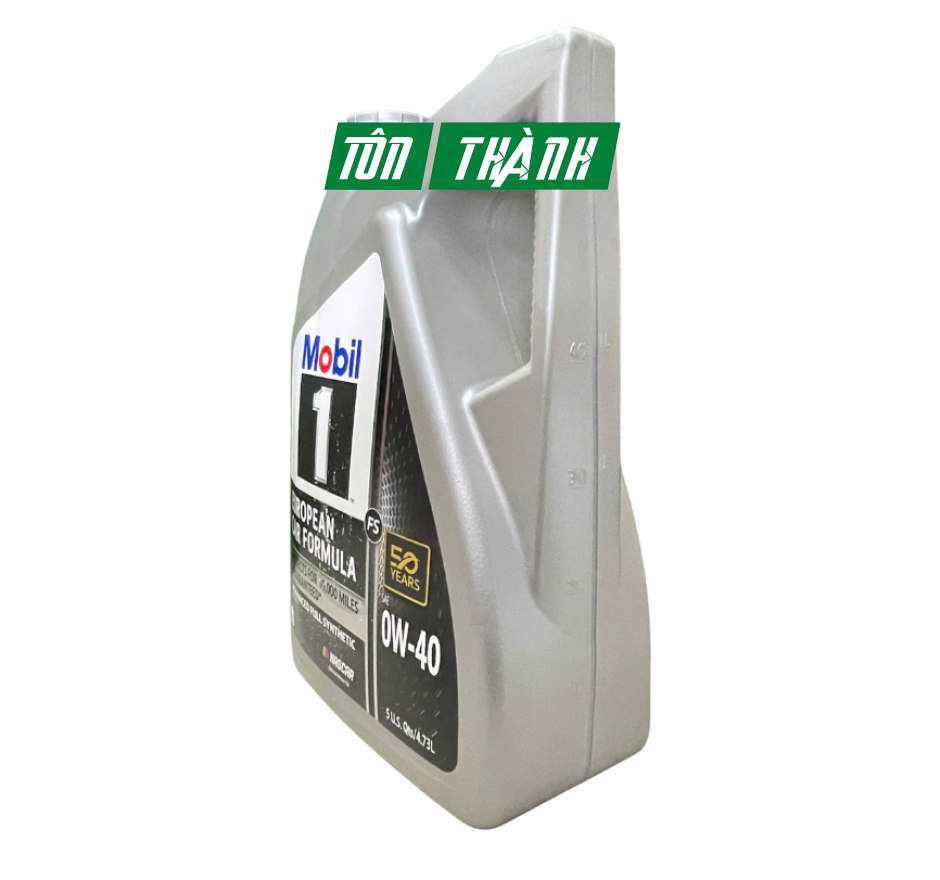 Dầu Nhớt Tổng Hợp MOBIL 1 European Car Formula 0W40 - Nhập Khẩu Châu Âu (5 Lít)