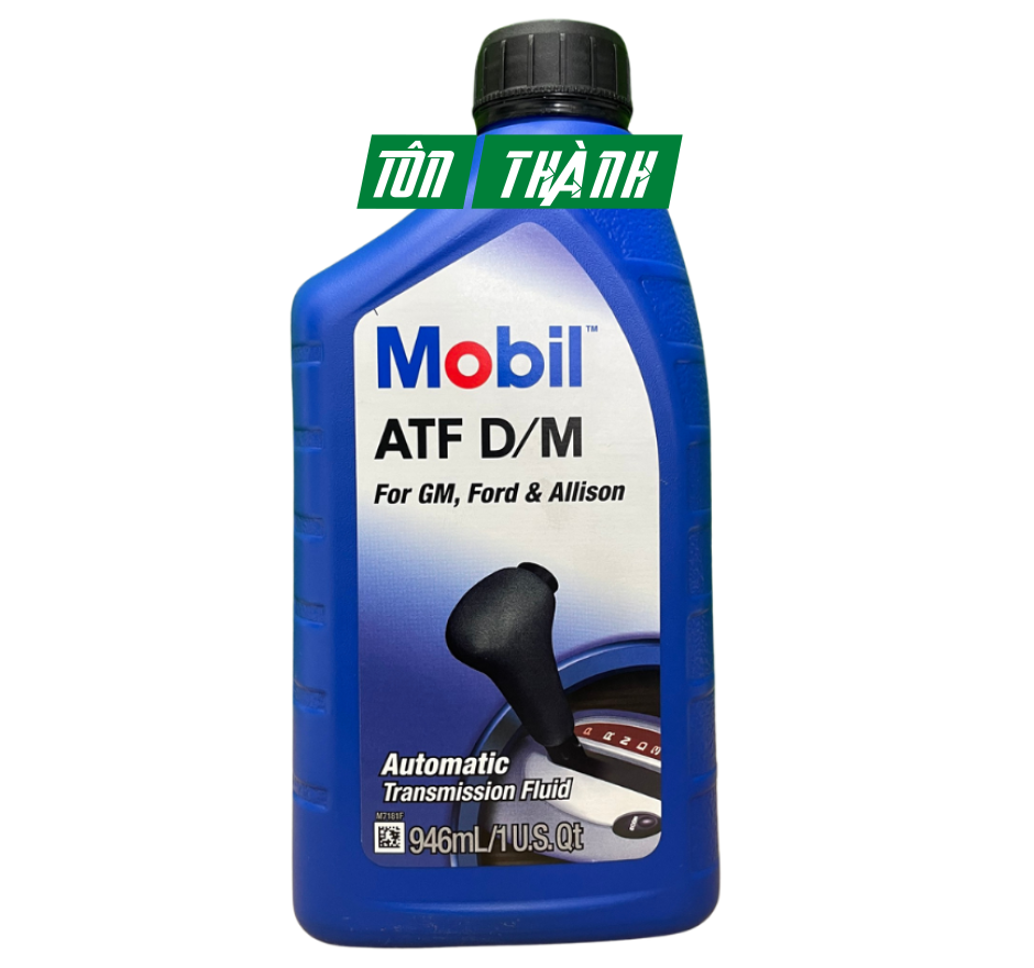 DẦU TRỢ LỰC TAY LÁI HỘP SỐ TỰ ĐỘNG MOBIL ATF D/M 946ML - NHẬP KHẨU MỸ