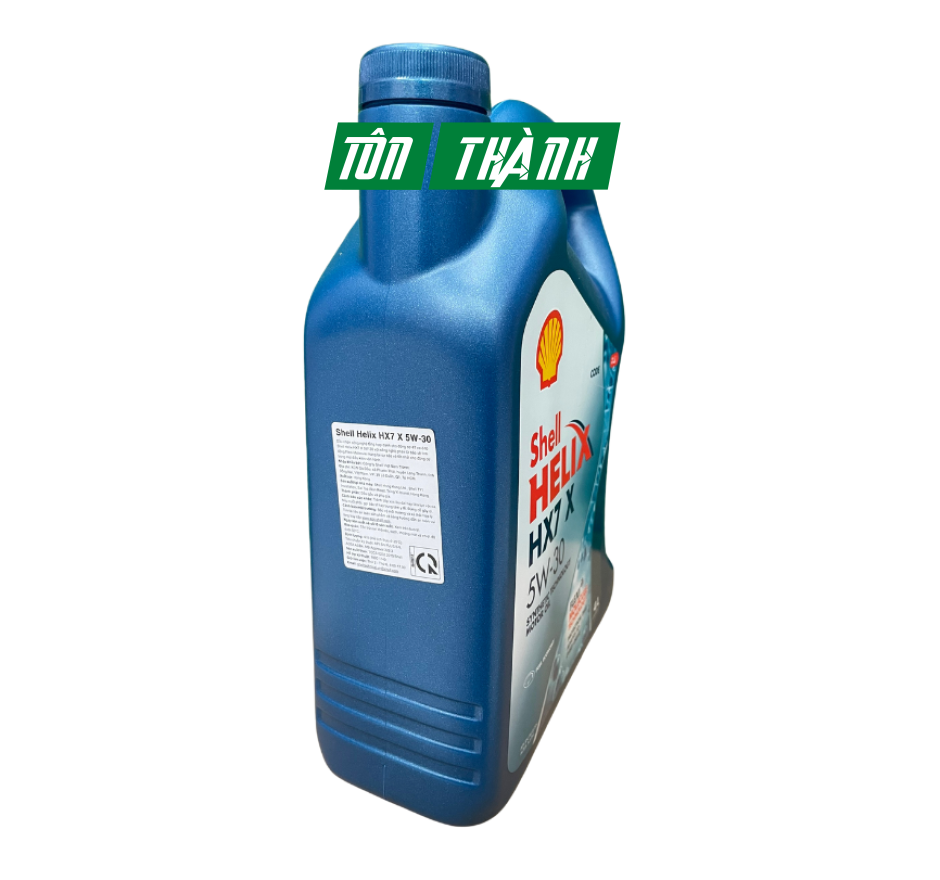 DẦU NHỚT ĐỘNG CƠ XE HƠI CAO CẤP SHELL HELIX HX7 X SN 5W-30 (4 LÍT)