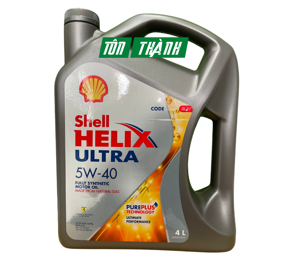DẦU NHỚT ĐỘNG CƠ SHELL HELIX ULTRA 5W-40 API SQ; ACEA A3/B4 (4 LÍT)