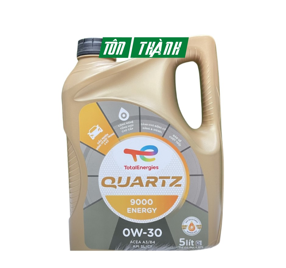 Dầu động cơ xe ô tô cao cấp TOTAL QUARTZ 9000 ENERGY 0W30