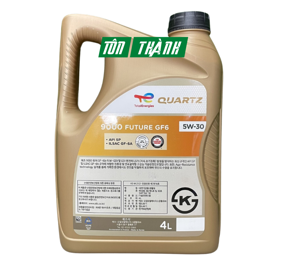 DẦU NHỚT TOTAL QUARTZ 9000 FUTURE GF6 5W-30 (4 LÍT)