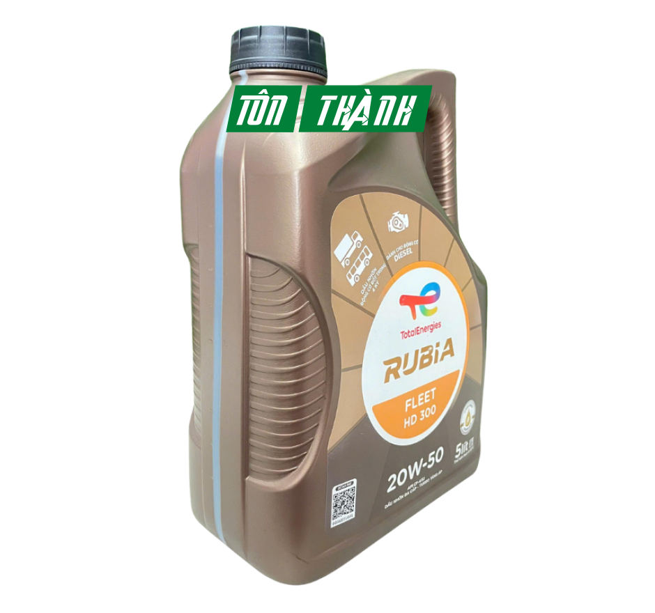 DẦU NHỚT ĐỘNG CƠ DIESEL TOTAL RUBIA FLEET HD300 20W50 API CF-4/SJ  (5 LÍT)