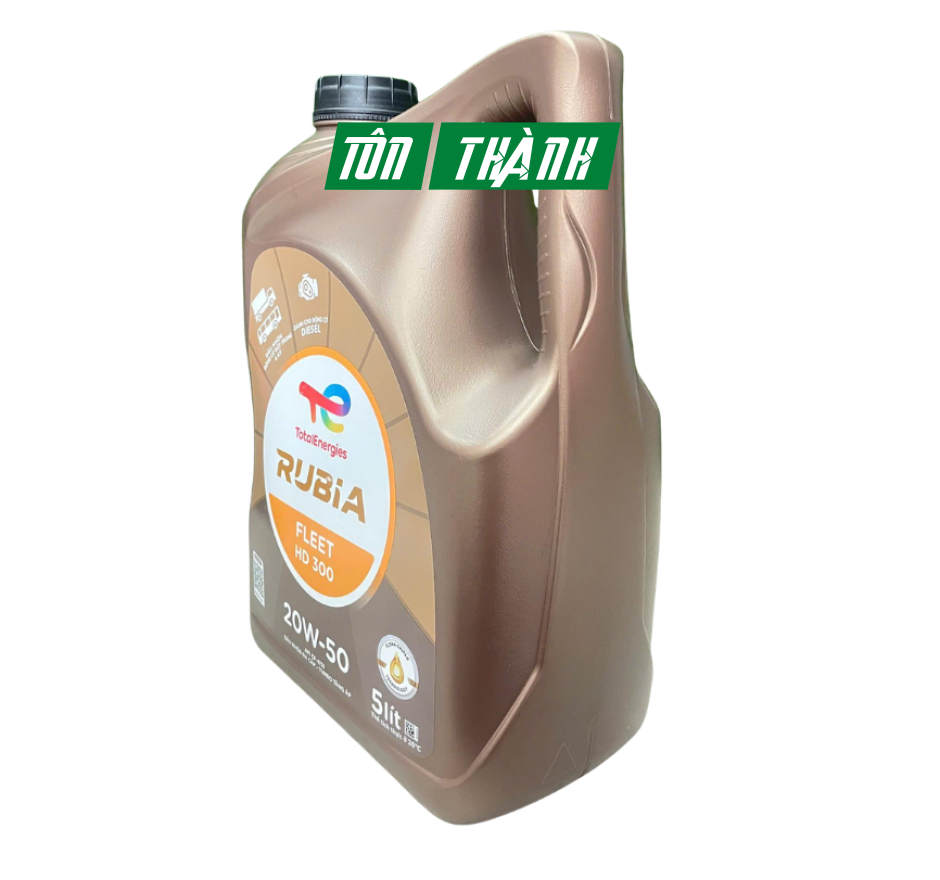 DẦU NHỚT ĐỘNG CƠ DIESEL TOTAL RUBIA FLEET HD300 20W50 API CF-4/SJ  (5 LÍT)
