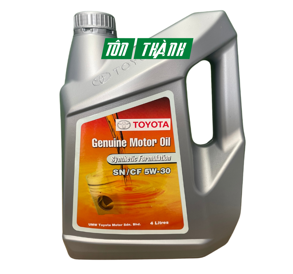 DẦU NHỚT TOYOTA GENUINE MOTOR OIL SN/CF 5W-30 (4 LÍT)