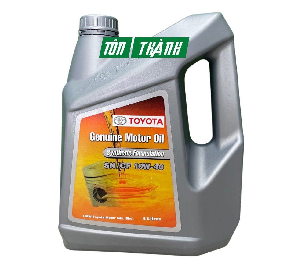 DẦU NHỚT TOYOTA GENUINE MOTOR OIL SN/CF 10W-40 (4 LÍT)