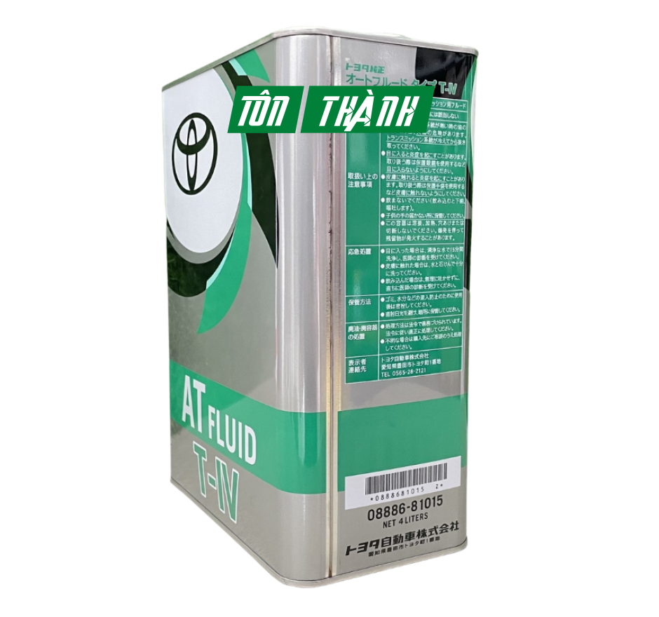 DẦU HỘP SỐ TỰ ĐỘNG TOYOTA TYPE T-IV AT FLUID (4 Lít)