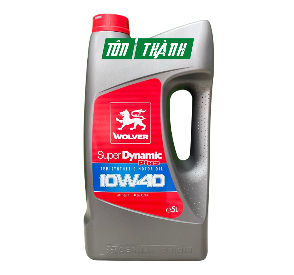 Dầu Nhớt Ô Tô Cao Cấp Wolver Super Dynamic 10w40 (5 Lít)