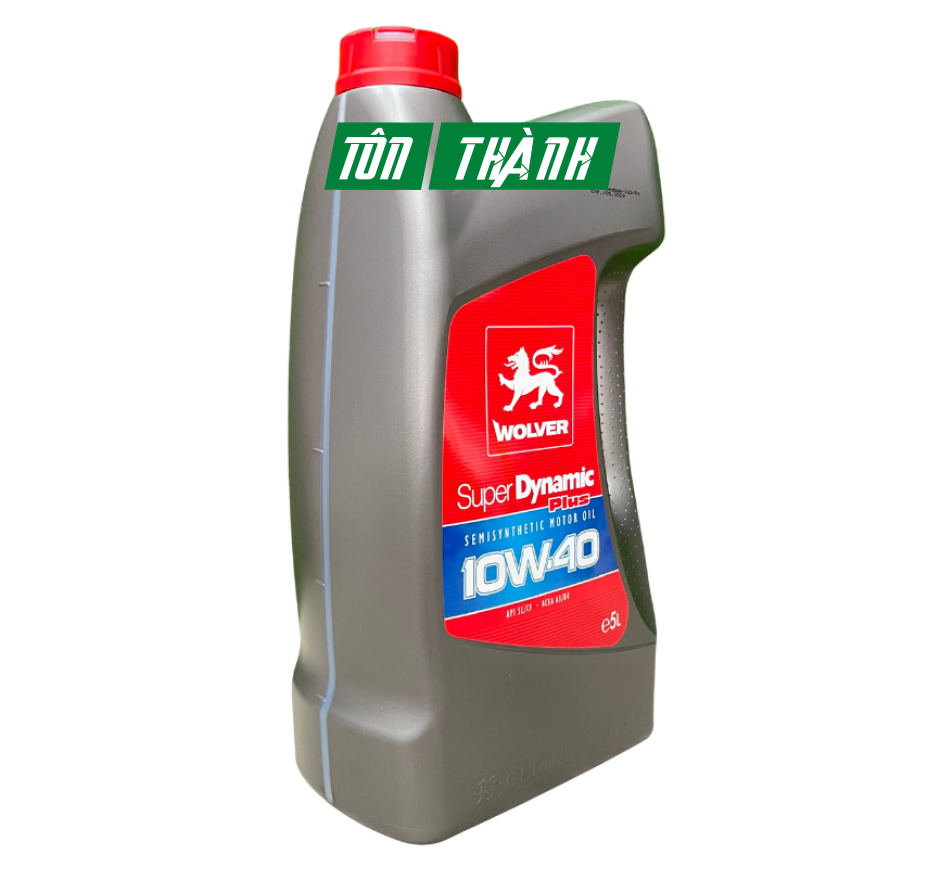 Dầu Nhớt Ô Tô Cao Cấp Wolver Super Dynamic 10w40 (5 Lít)