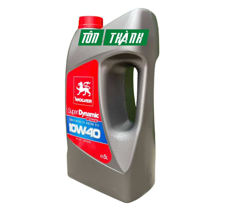 Dầu Nhớt Ô Tô Cao Cấp Wolver Super Dynamic 10w40 (5 Lít)