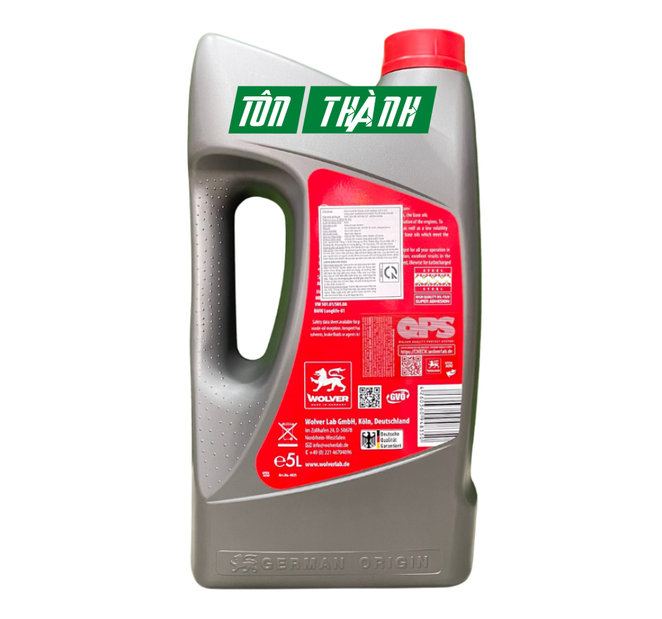 Dầu Nhớt Ô Tô Cao Cấp Wolver Super Dynamic 5w30 (5 Lít)