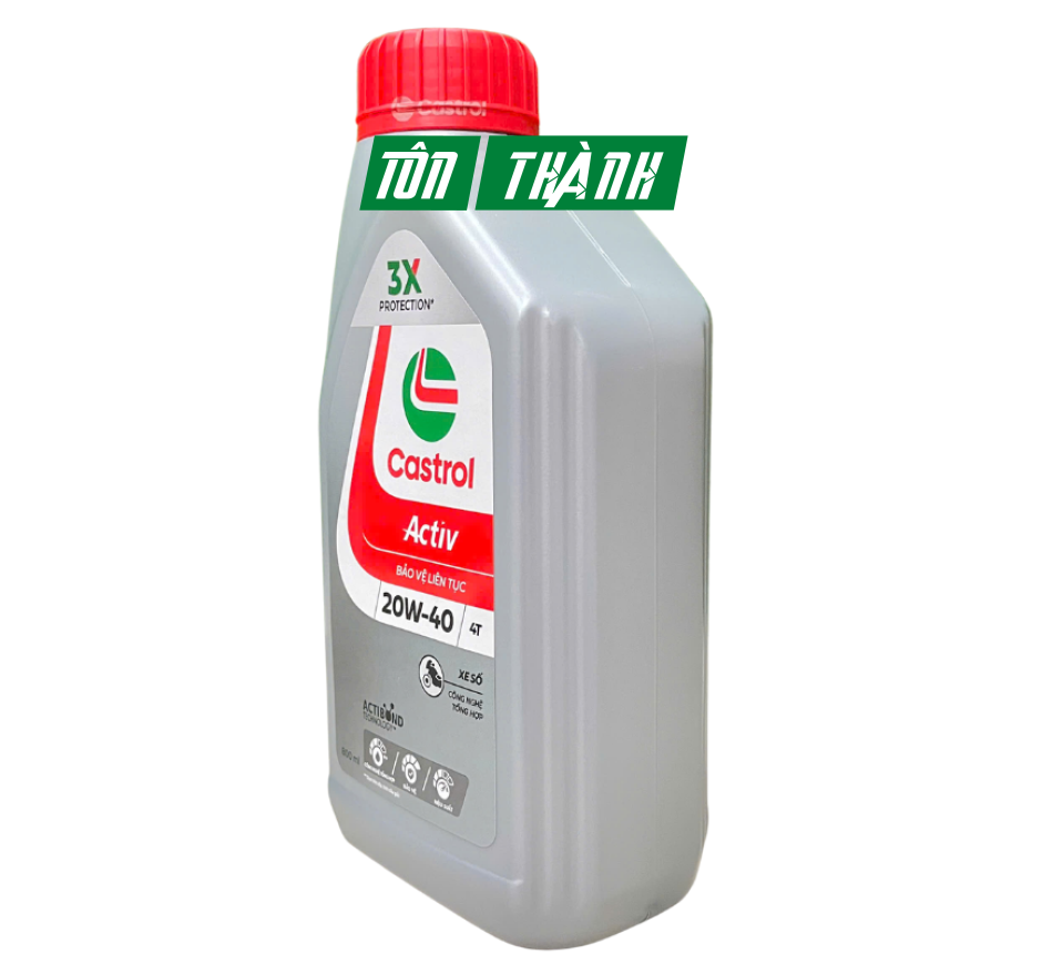 NHỚT XE SỐ CASTROL ACTIV - 20W40 (1 Lít & 0.8 Lít)