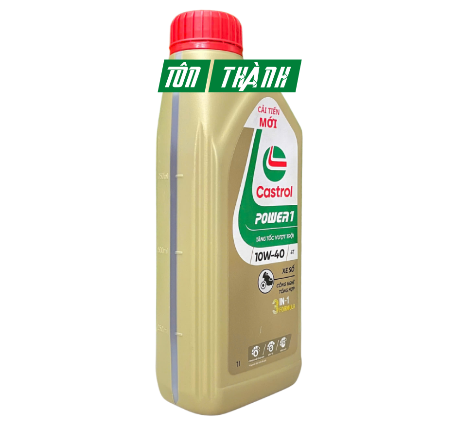Dầu nhớt xe số Castrol POWER1 10W-40 (1 lít)