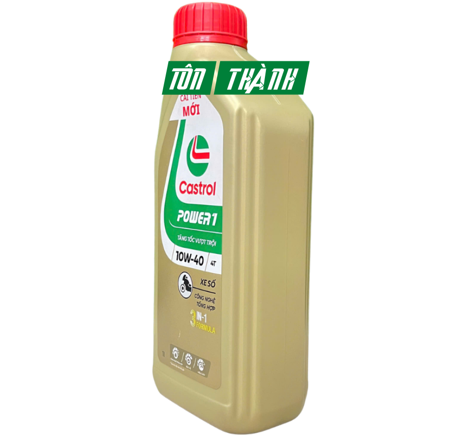 Dầu nhớt xe số Castrol POWER1 10W-40 (1 lít)
