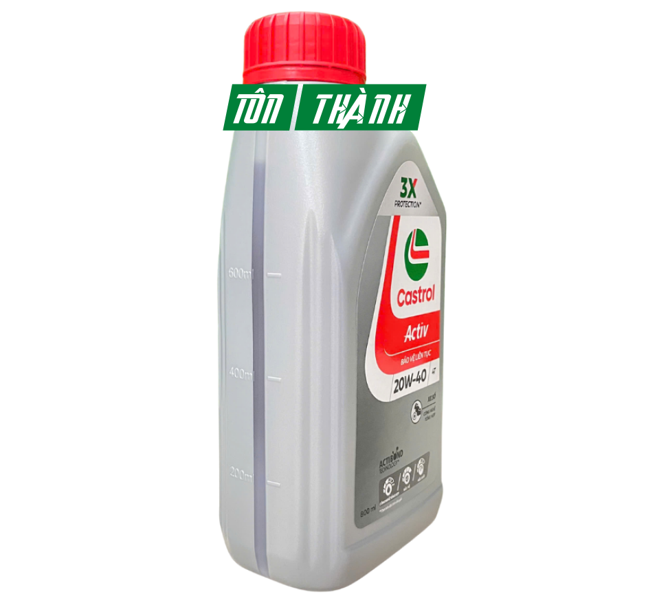 NHỚT XE SỐ CASTROL ACTIV - 20W40 (1 Lít & 0.8 Lít)