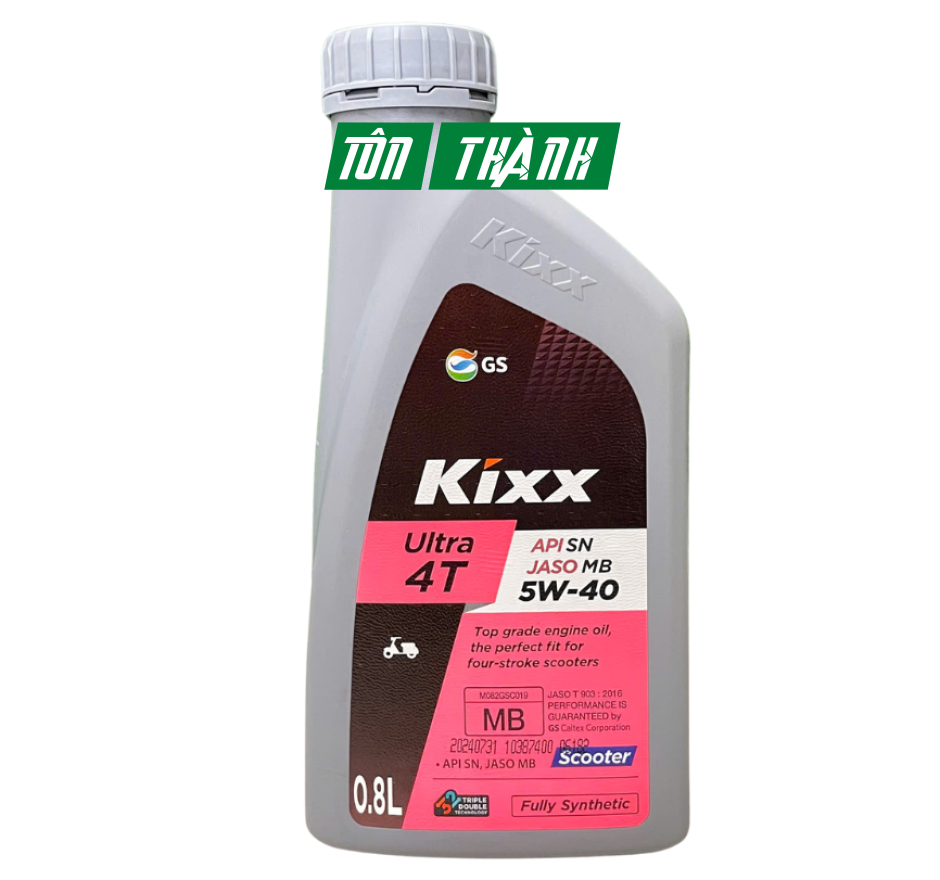 Nhớt xe ga cao cấp Kixx Ultra 10W40 (0.8 Lít)