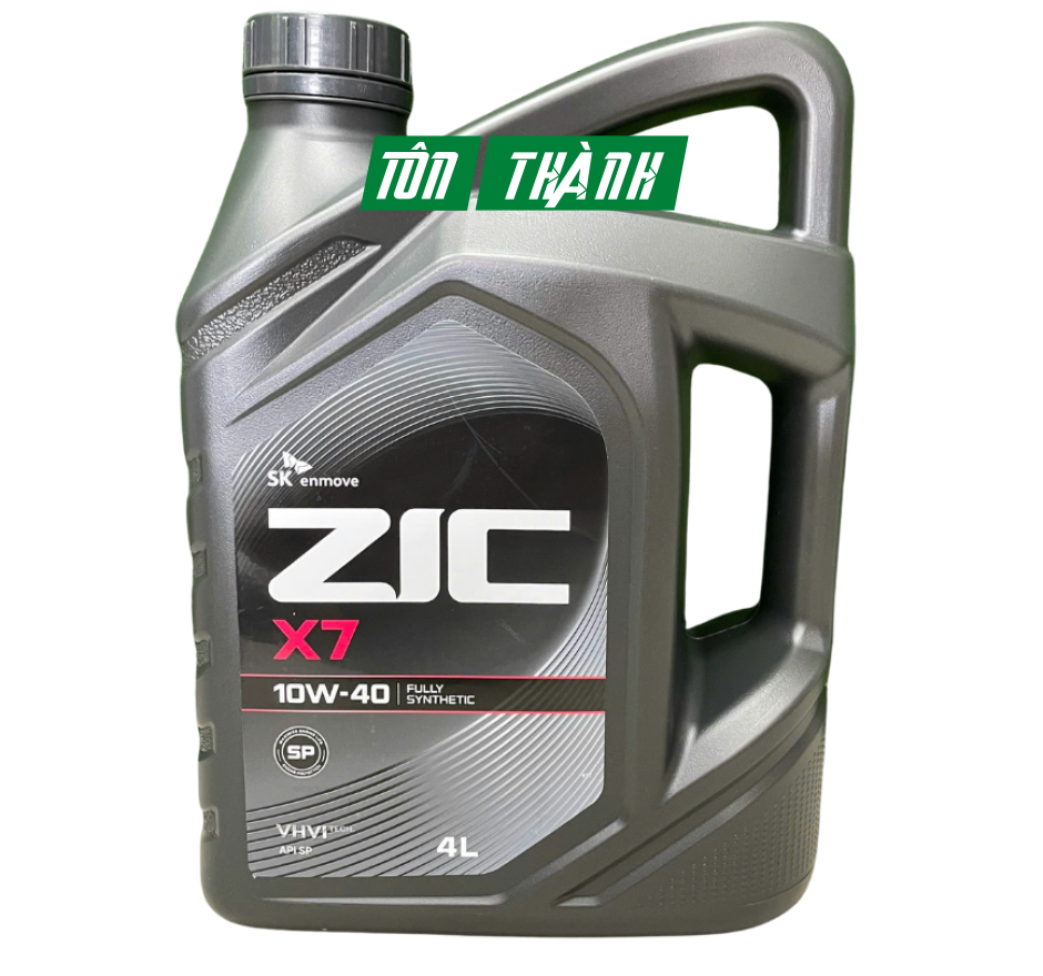 DẦU TỔNG HỢP XE TẢI NẶNG SK ZIC X7000 10W40 (4 Lít)
