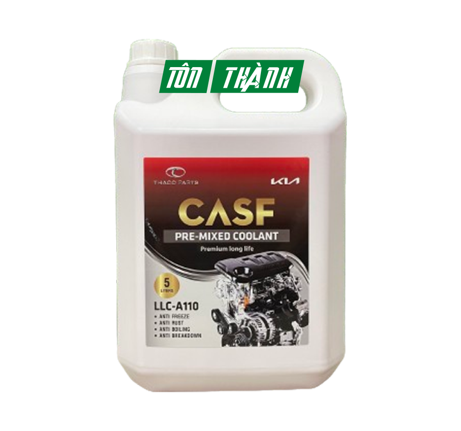 NƯỚC LÀM MÁT ĐỘNG CƠ Ô TÔ THACO MÀU ĐỎ MÃ: LLC-A110 (5 LÍT)