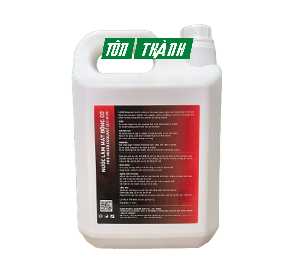 NƯỚC LÀM MÁT ĐỘNG CƠ Ô TÔ THACO MÀU ĐỎ MÃ: LLC-A110 (5 LÍT)