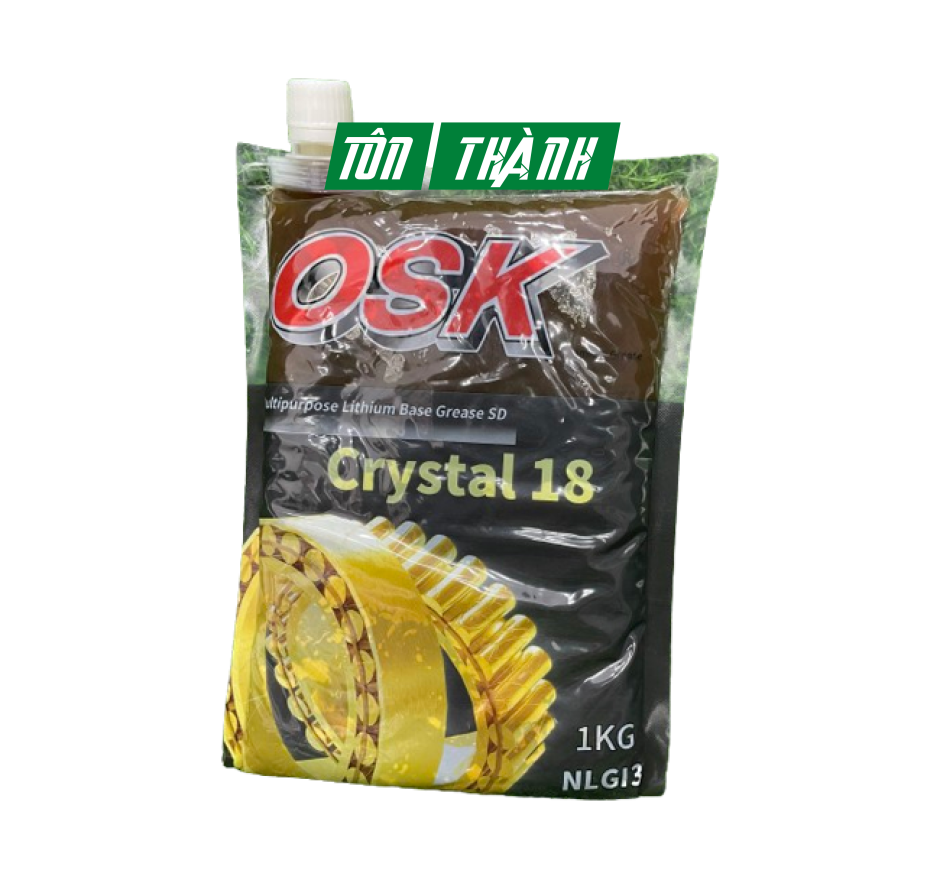 MỠ BÔI TRƠN BẠC ĐẠN CHỊU NHIỆT ĐA NĂNG OSK CRYSTAL 18 1 KG