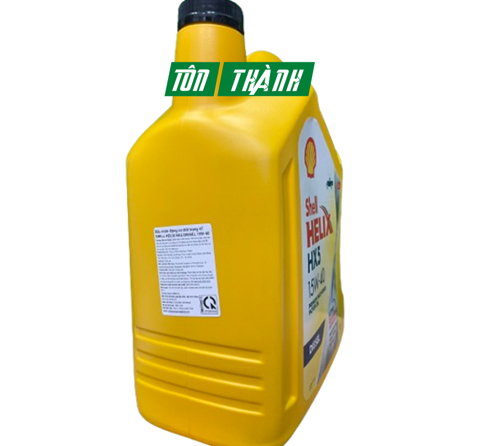 Dầu nhớt Shell Helix HX5 Diesel 15W40 6L (Dùng cho động cơ máy dầu)