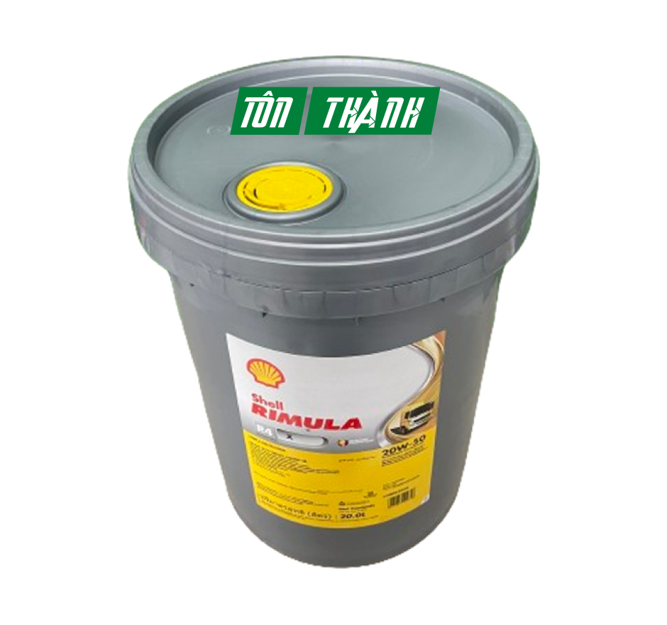DẦU ĐỘNG CƠ SHELL RIMULA R4 X 20W50 (20 LÍT) - NHẬP KHẨU 100%