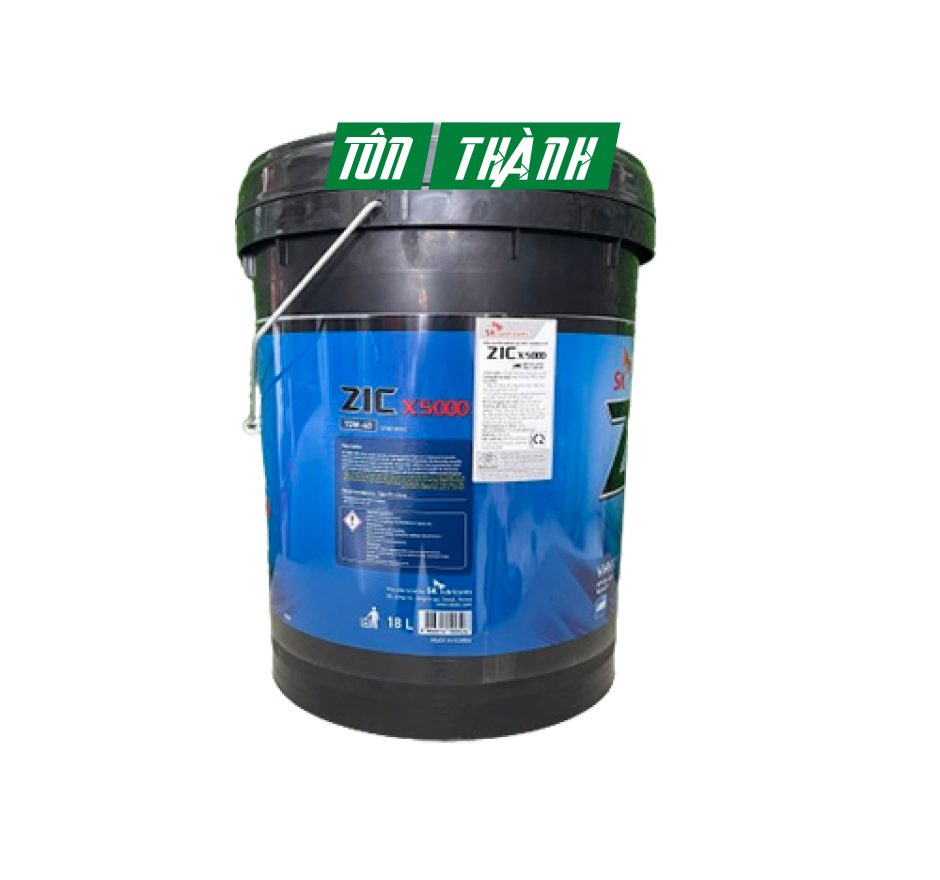 DẦU NHỚT XE TẢI NẶNG SK ZIC X5000 15W40 (18 Lít)