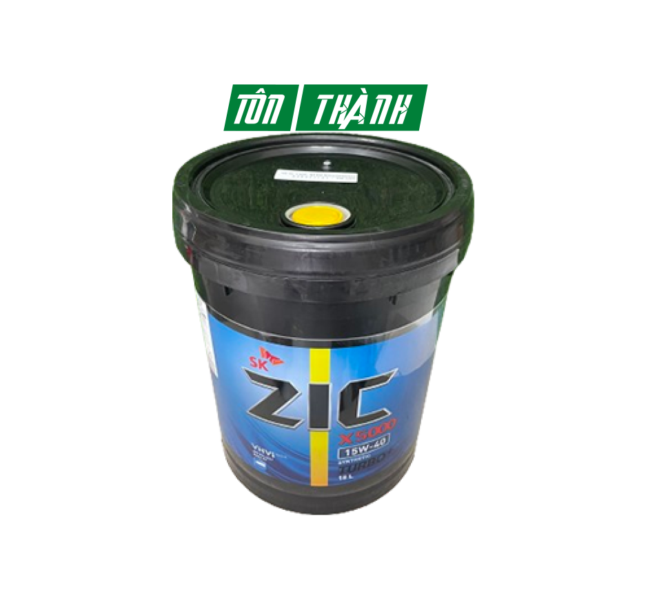 DẦU NHỚT XE TẢI NẶNG SK ZIC X5000 15W40 (18 Lít)