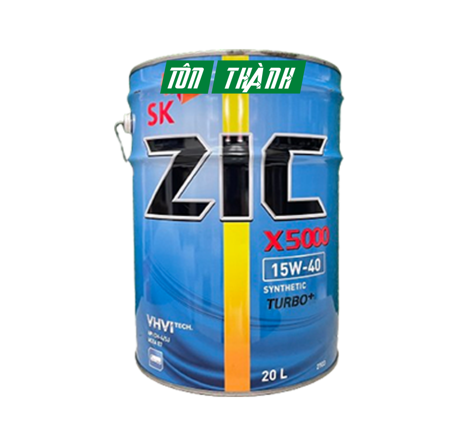 DẦU NHỚT XE TẢI NẶNG SK ZIC X5000 15W40 (20 Lít)