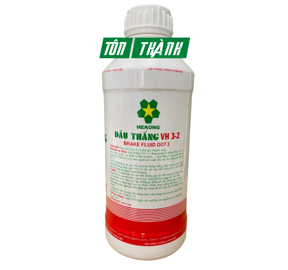 DẦU PHANH 3-2 DOT3 MEKONG (1 LÍT)