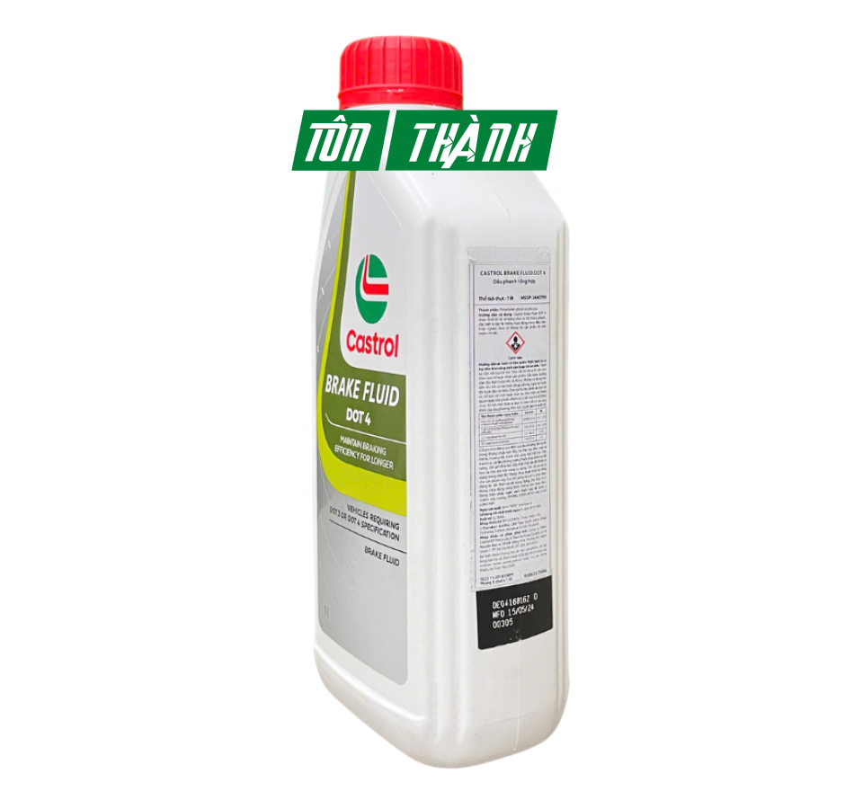 DẦU PHANH XE Ô TÔ CAO CẤP CASTROL BRAKE FLUID DOT 4 (1 LÍT)