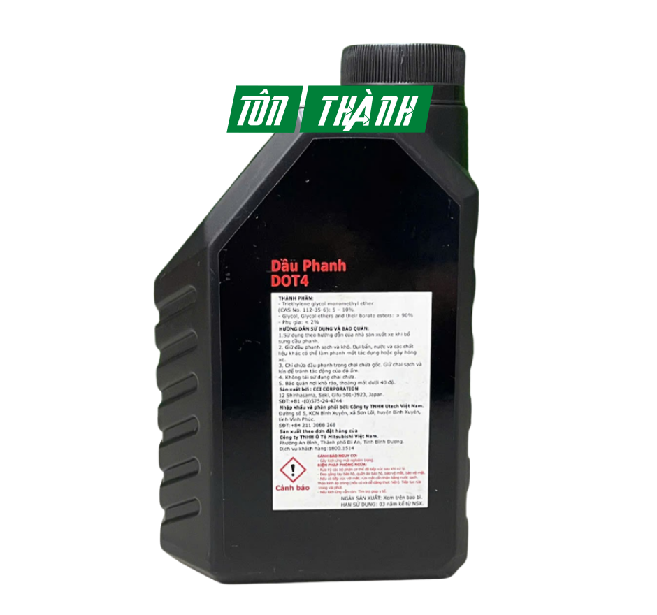 DẦU PHANH MITSUBISHI MOTOR DOT 4  GENUINE PARTS 500ML ( NHẬT BẢN )