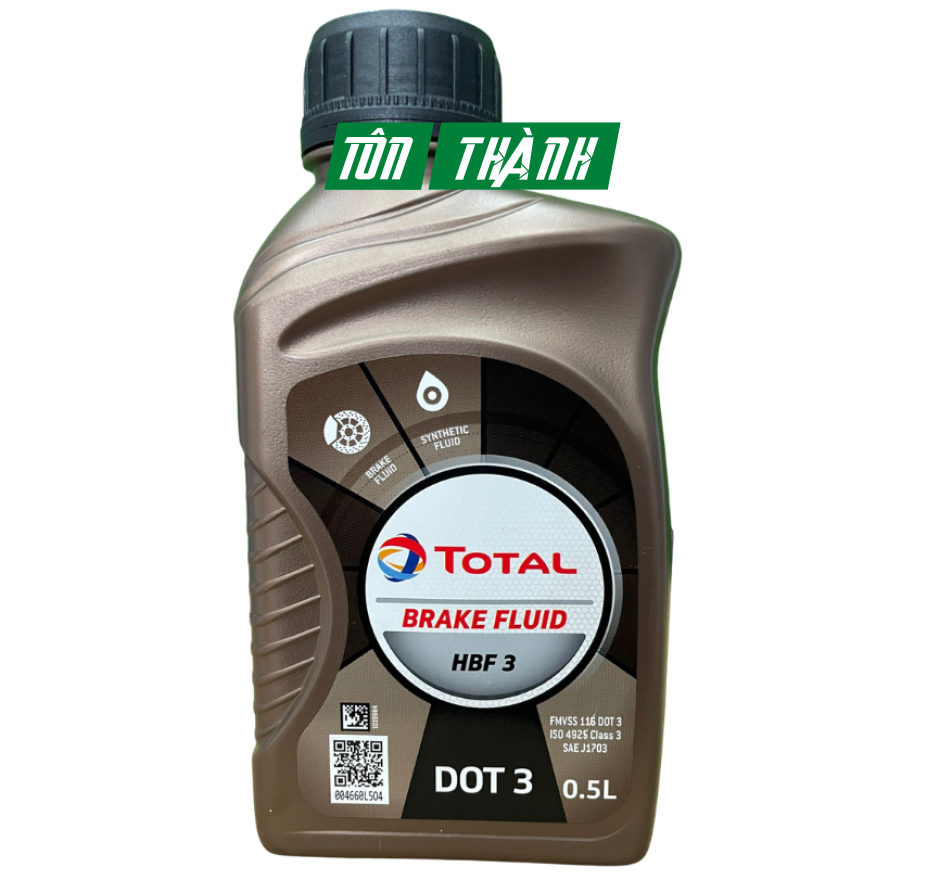 DẦU PHANH CAO CẤP TỔNG HỢP TOTAL HBF3 DOT 3 (500ML)