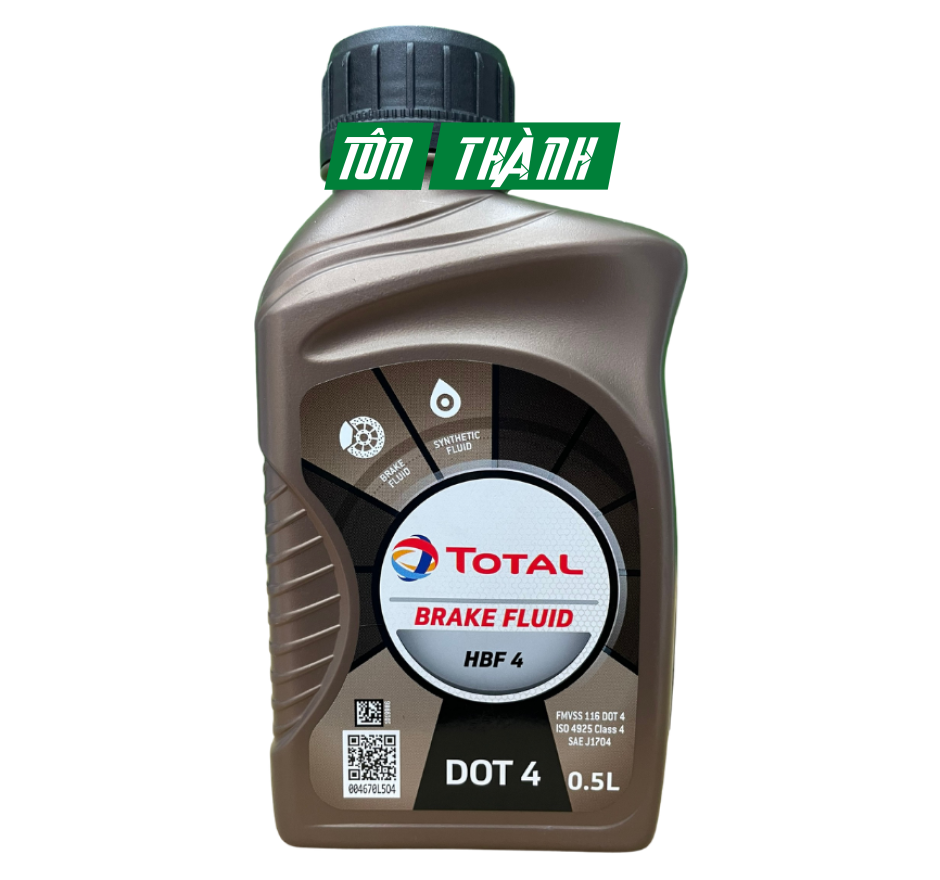 DẦU PHANH CAO CẤP TỔNG HỢP TOTAL HBF4 DOT 4 (500ML)