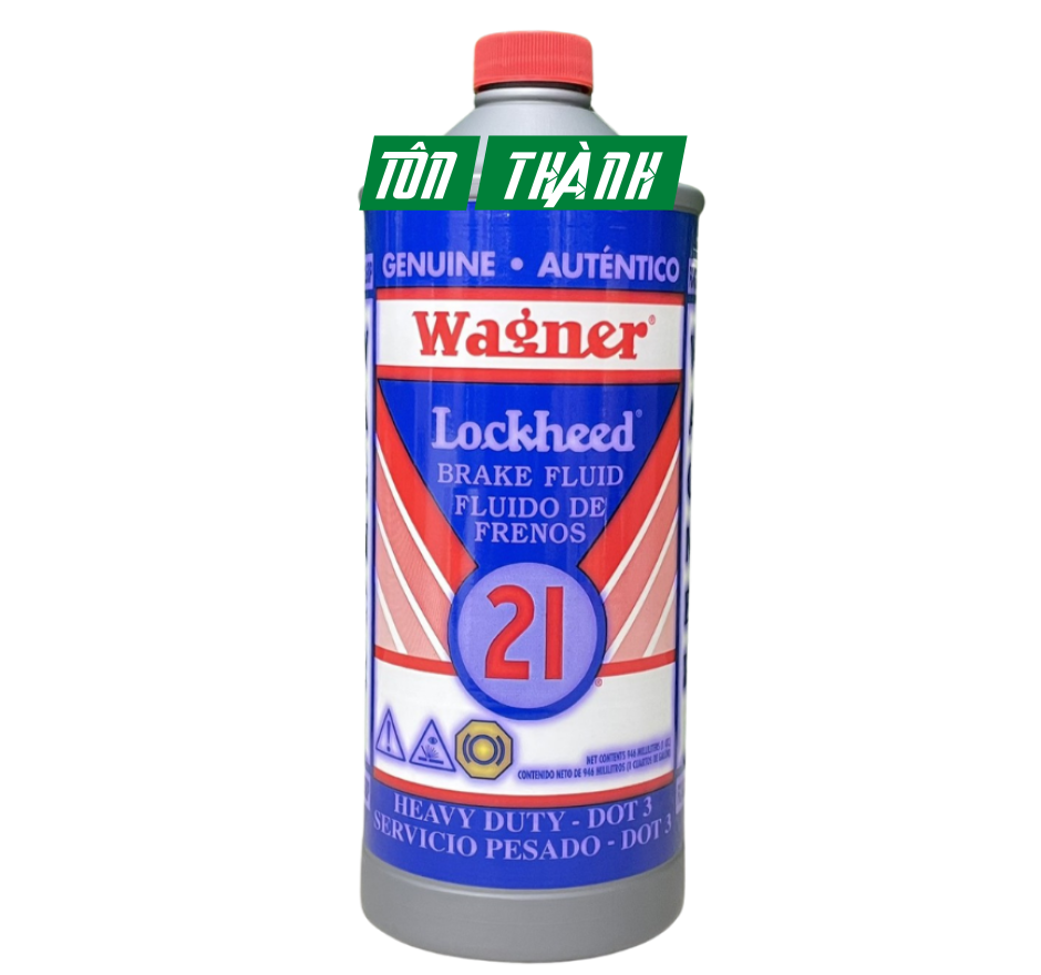 DẦU PHANH DOT3 WAGNER LOCKHEED DOT 3 (WAGNER 21) 355ML/ 946ML