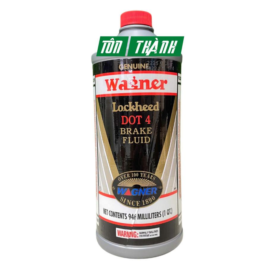 DẦU PHANH DOT4 WAGNER LOCKHEED DOT 4 (WAGNER 21) 355ML/ 946ML