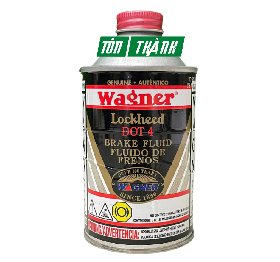 DẦU PHANH DOT4 WAGNER LOCKHEED DOT 4 (WAGNER 21) 355ML/ 946ML