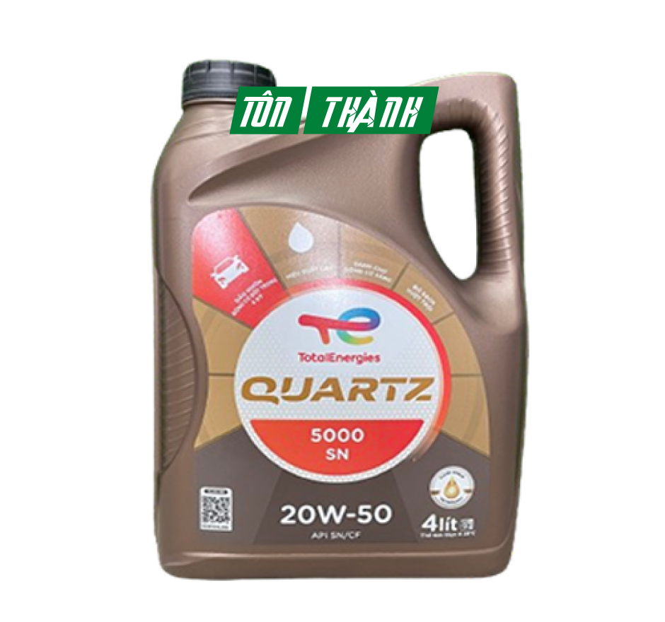 Nhớt động cơ Total Quartz 5000 20W50 (4 lít)