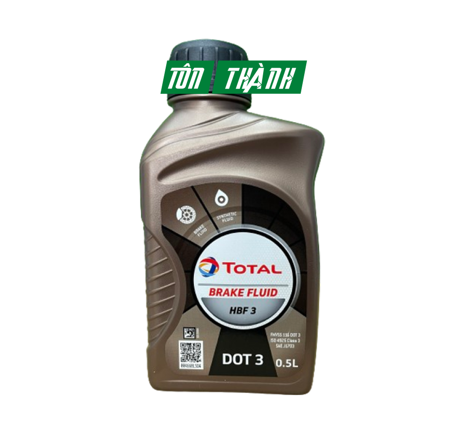 DẦU PHANH CAO CẤP TỔNG HỢP TOTAL HBF3 DOT 3 (500ML)