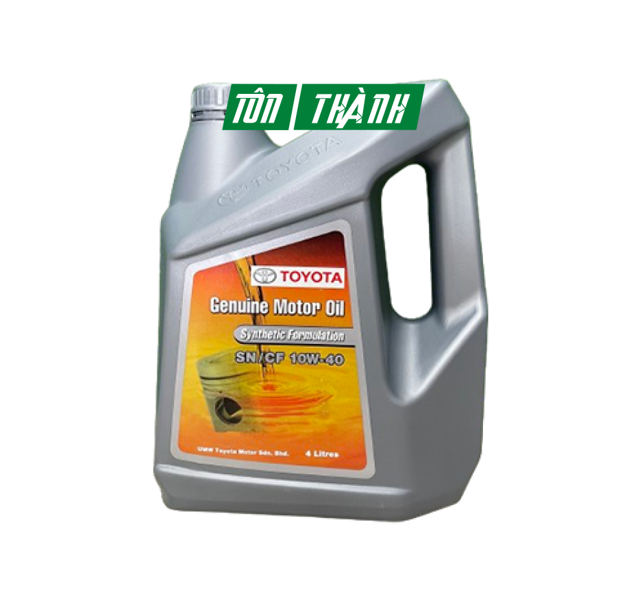 DẦU NHỚT TOYOTA GENUINE MOTOR OIL SN/CF 10W-40 (4 LÍT)