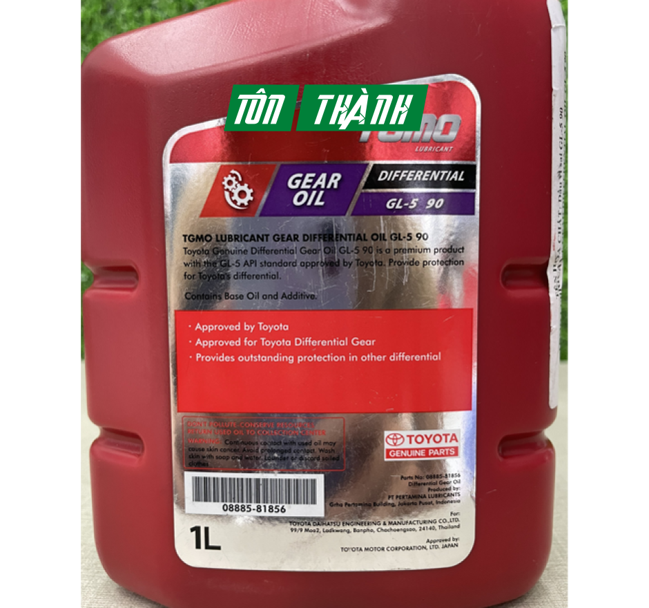 DẦU VI SAI CAO CẤP TOYOTA TGMO GL-5 90 (1 LÍT)