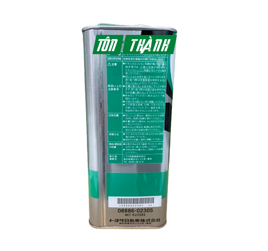 DẦU NHỚT HỘP SỐ TỰ ĐỘNG ATF-WS DÙNG CHO XE TOYOTA (4 LÍT)