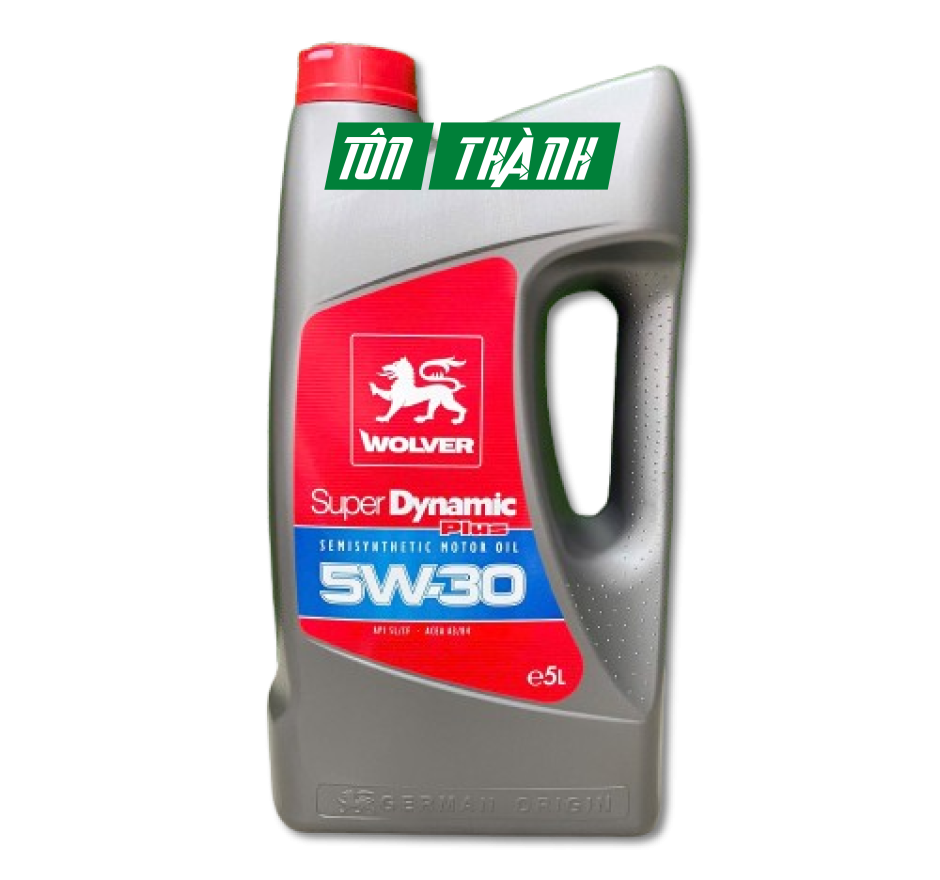 Dầu Nhớt Ô Tô Cao Cấp Wolver Super Dynamic 5w30 (5 Lít)