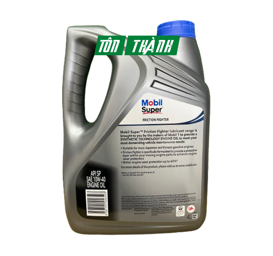 DẦU NHỚT MOBIL SUPER 10W-40 API SP (4 LÍT)