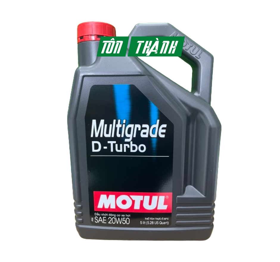 DẦU NHỚT CAO CẤP MOTUL MULTIGRADE D-TURBO 20W50 (5 LÍT)